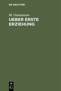 Ueber Erste Erziehung