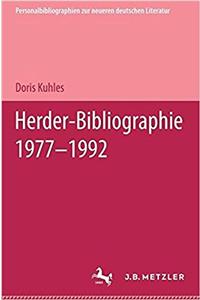 Herder-Bibliographie 1977-1992