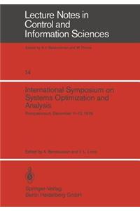 International Symposium on Systems Optimization and Analysis