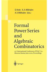 Formal Power Series and Algebraic Combinatorics