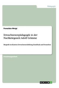 Erwachsenenpädagogik in der Nachkriegszeit