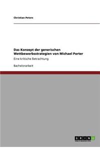 Konzept der generischen Wettbewerbsstrategien von Michael Porter