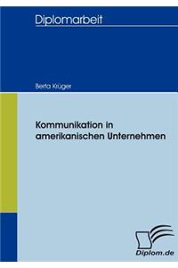 Kommunikation in amerikanischen Unternehmen