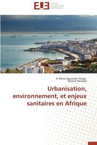 Urbanisation, Environnement, Et Enjeux Sanitaires En Afrique