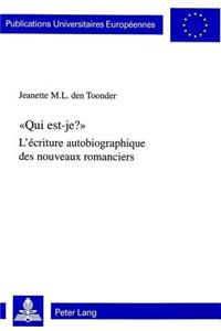 «Qui est-je?»