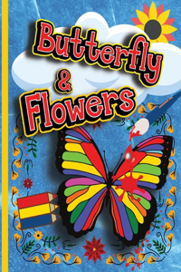 Butterfly & Flowers
