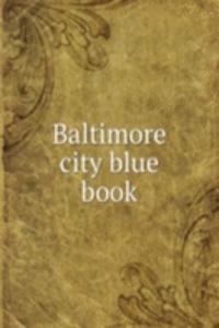 Baltimore city blue book