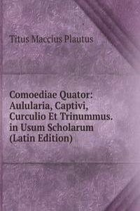 Comoediae Quator: Aulularia, Captivi, Curculio Et Trinummus. in Usum Scholarum (Latin Edition)