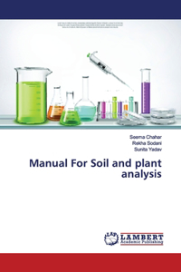 Manual For Soil and plant analysis