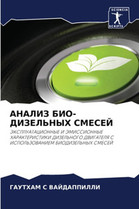 АНАЛИЗ БИО-ДИЗЕЛЬНЫХ СМЕСЕЙ