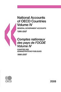 National Accounts of OECD Countries 2008, Volume IV, General Government Accounts