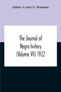 Journal Of Negro History (Volume Vii) 1922