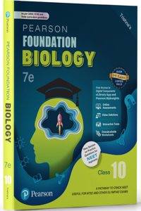 Pearson IIT Foundation' 25 Biology Class 10 | For NEET, NTSE & Olympiad Exams |As per CBSE, ICSE & State Curriculums | Includes NEET Practice Questions | Free acess to 12 Online Assessments, 49 Video Solutions & Interactive Tests via Pearson MyInsi