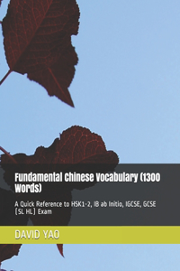 Fundamental Chinese Vocabulary (1300 Words)