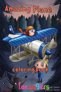 Amazing Plane Coloring Book teenagers