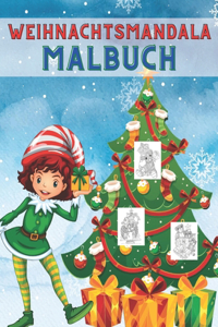 Weihnachtsmandala Malbuch