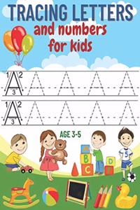 tracing letters and numbers for kids age 3-5