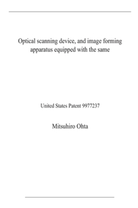 Optical scanning device, and image forming apparatus equipped with the same