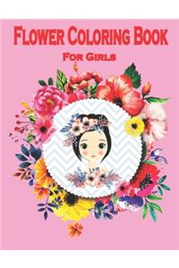 Flower Coloring Book For Girls
