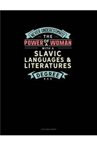 Never Underestimate The Power Of A Woman With A Slavic Languages & Literatures Degree