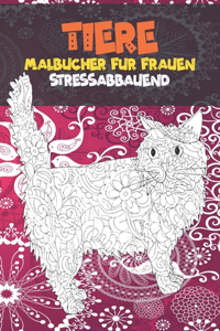 Malbücher für Frauen - Stressabbauend - Tiere