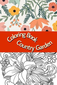 Coloring Book Country Garden