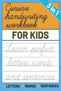 Cursive Handwriting Workbook for Kids