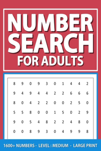 Number Search For Adults