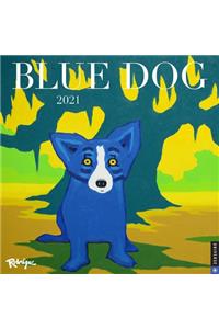 Blue Dog 2021 Wall Calendar