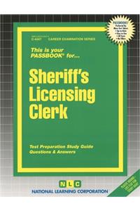 Sheriff's Licensing Clerk