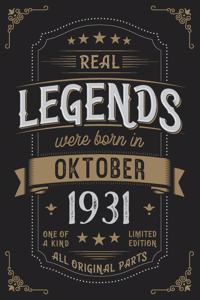 Real Legends were born in Oktober 1931