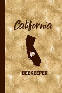 California Beekeeper: Beekeeping Journal Beekeeper Record Book For Bees Notebook