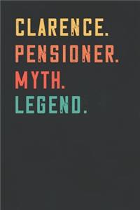 Clarence. Pensioner. Myth. Legend.
