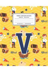 Primary Composition Notebook Grades K-2 Story Journal V