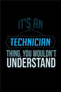 It's a Technician thing, you wouldn't understand