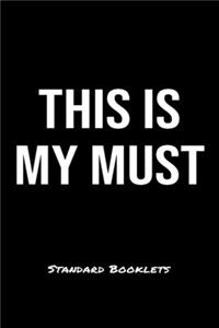This Is My Must Standard Booklets