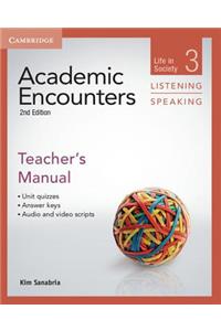 Academic Encounters Level 3 Teacher's Manual Listening and Speaking