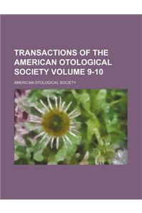 Transactions of the American Otological Society Volume 9-10