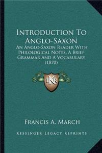 Introduction to Anglo-Saxon