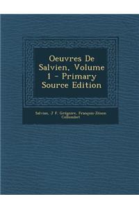 Oeuvres de Salvien, Volume 1