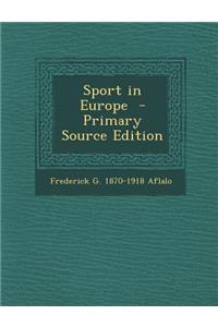 Sport in Europe