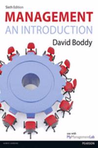 Management: An Introduction, by David Boddy - with MyManagementLab