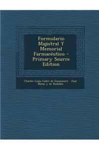 Formulario Majistral Y Memorial Farmacéutico