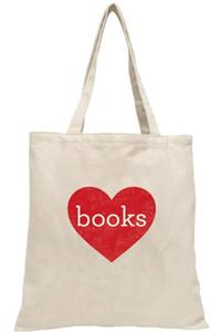 Heart Books Tote