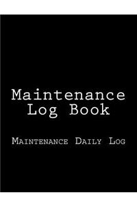 Maintenance Log Book