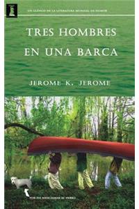 Tres hombres en una barca