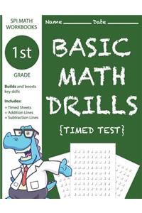 1st Grade Basic Math Drills Timed Test