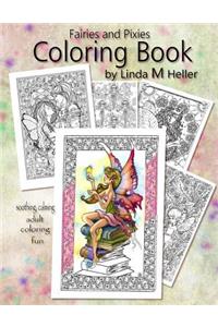 Fairies and Pixies Coloring Book