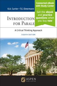 Introduction to Law for Paralegals: A Critical Thinking Approach [Connected Ebook]