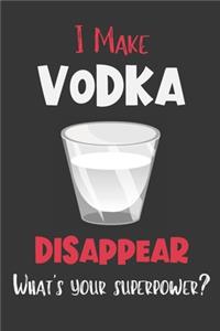 I Make Vodka Disappear - What's Your Superpower?
